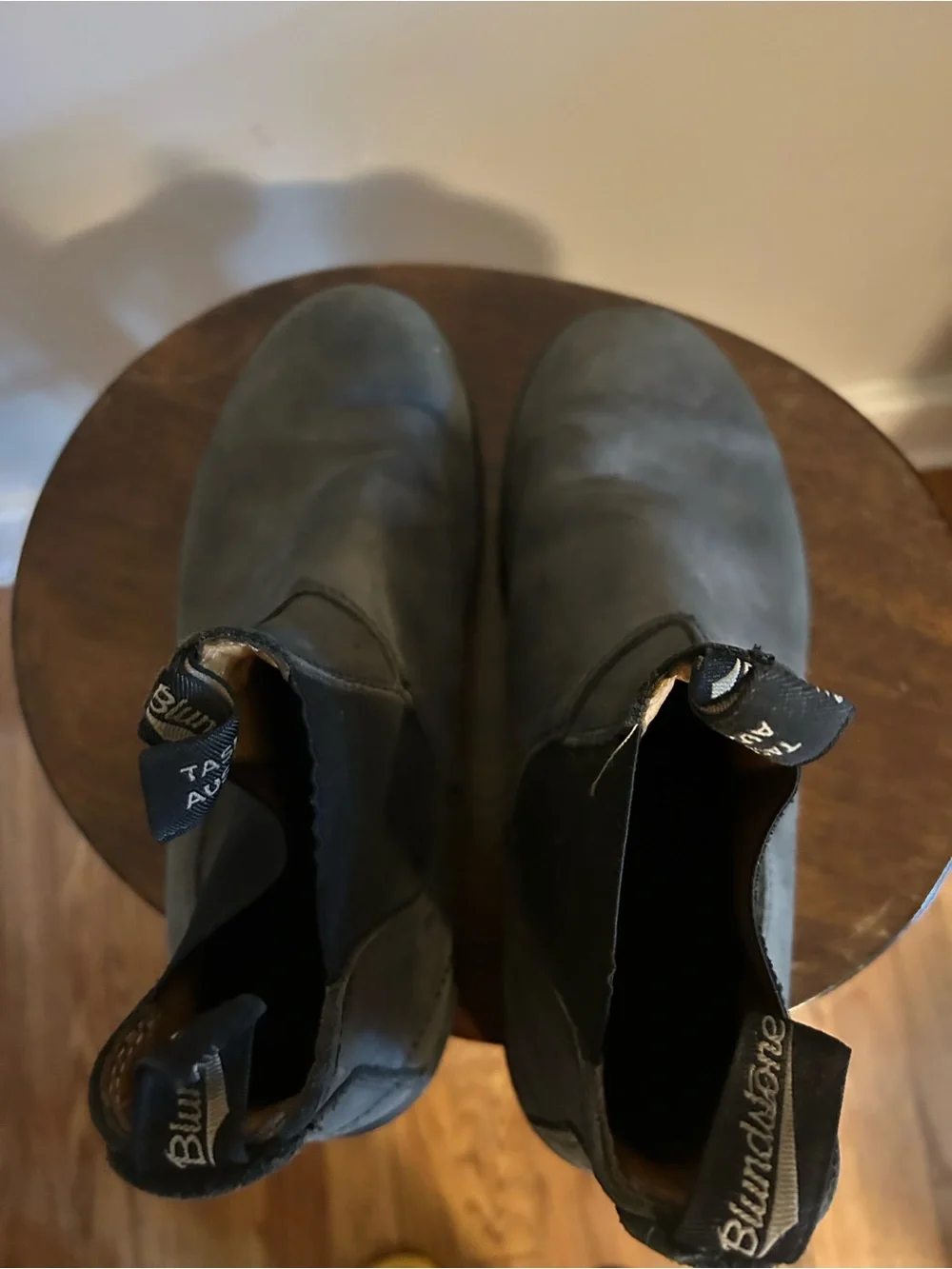 Blundstone Classic Black Slip-On Chelsea Work Boots for Men Sz 8